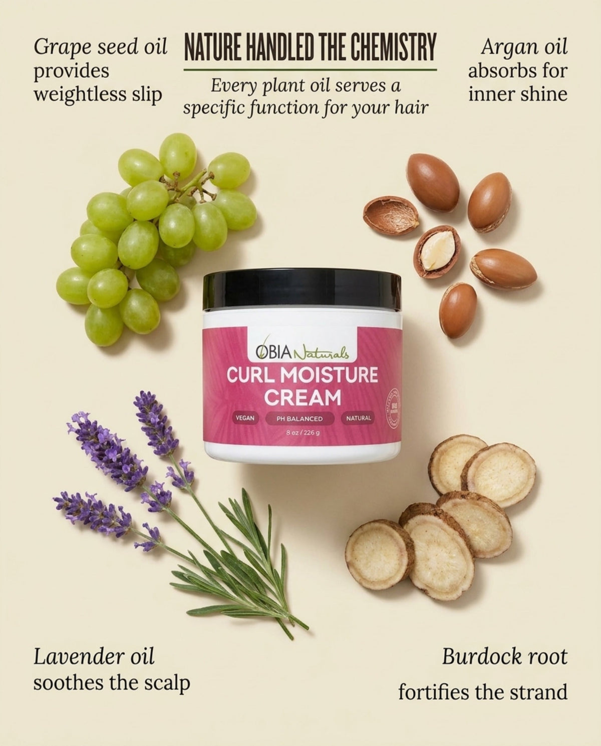 Curl Moisture Cream — Curl Cream & Leave-In Conditioner for Curly Hair