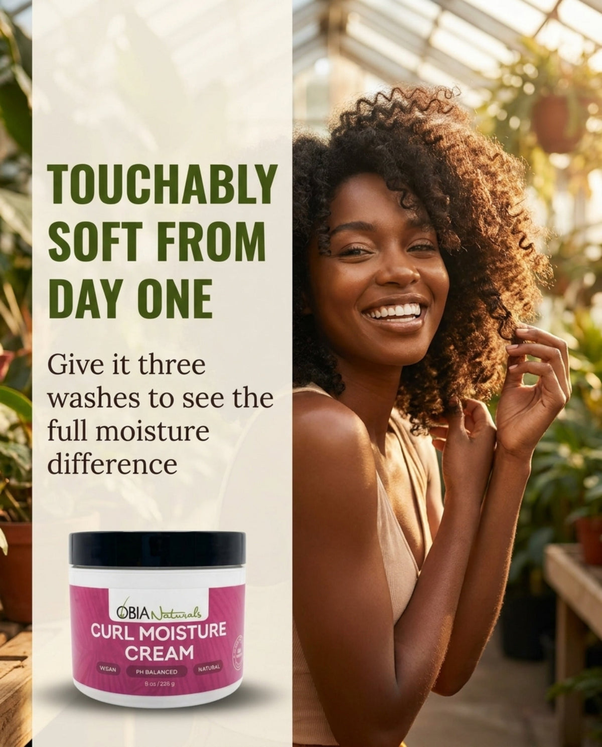 Curl Moisture Cream — Curl Cream & Leave-In Conditioner for Curly Hair