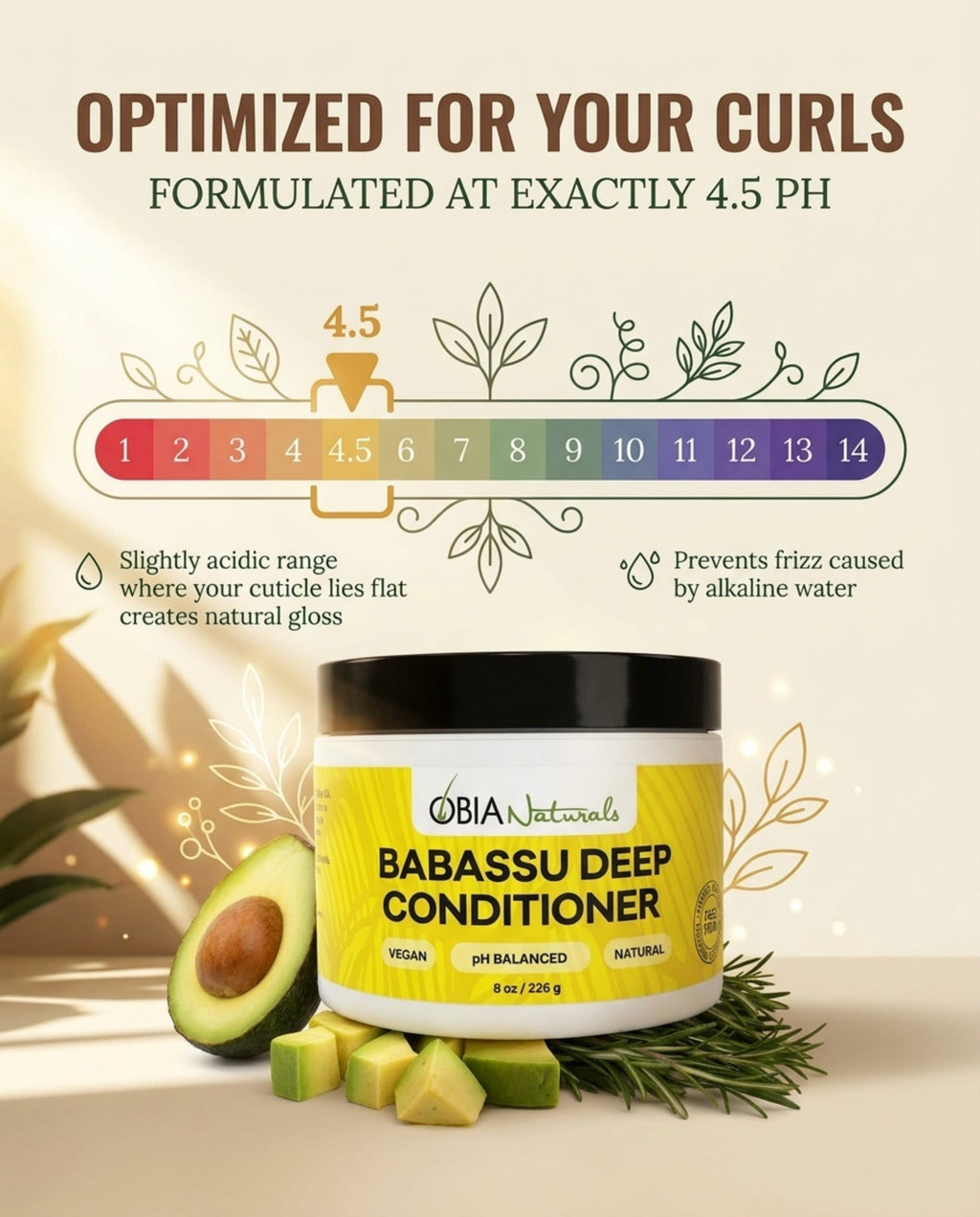 Babassu Deep Conditioner — Protein-Free for Dry, Curly Hair
