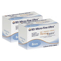 BD Micro-Fine Ultra 100 Pcs. 0.25mm x 8 mm Pen 2packs