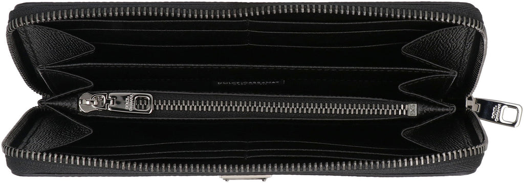 DOLCE & GABBANA Sleek Mini Leather Wallet for Men