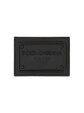 DOLCE & GABBANA Leather Mini Card Holder with Logo