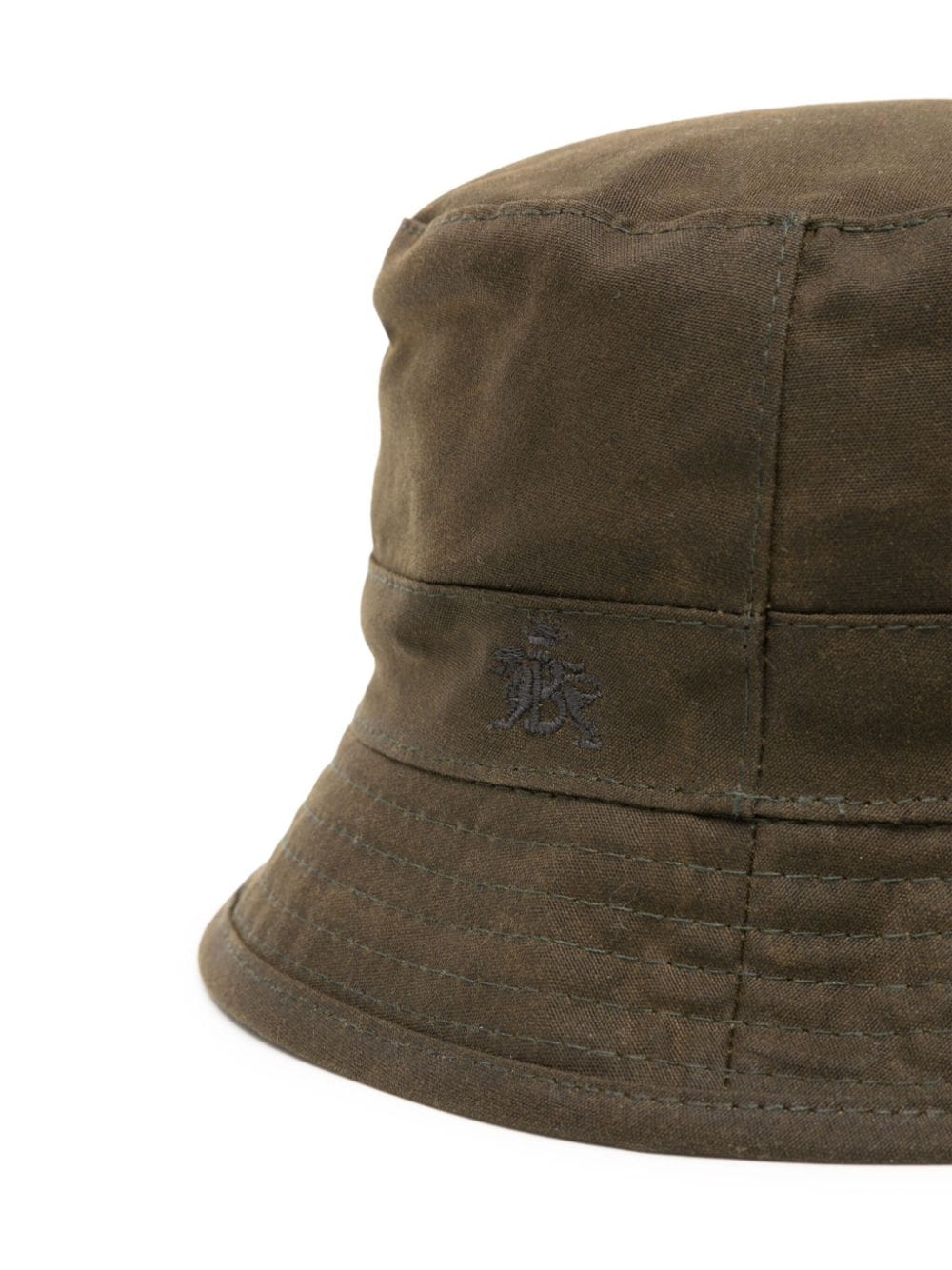 BARACUTA Waxed Cotton Bucket Hat