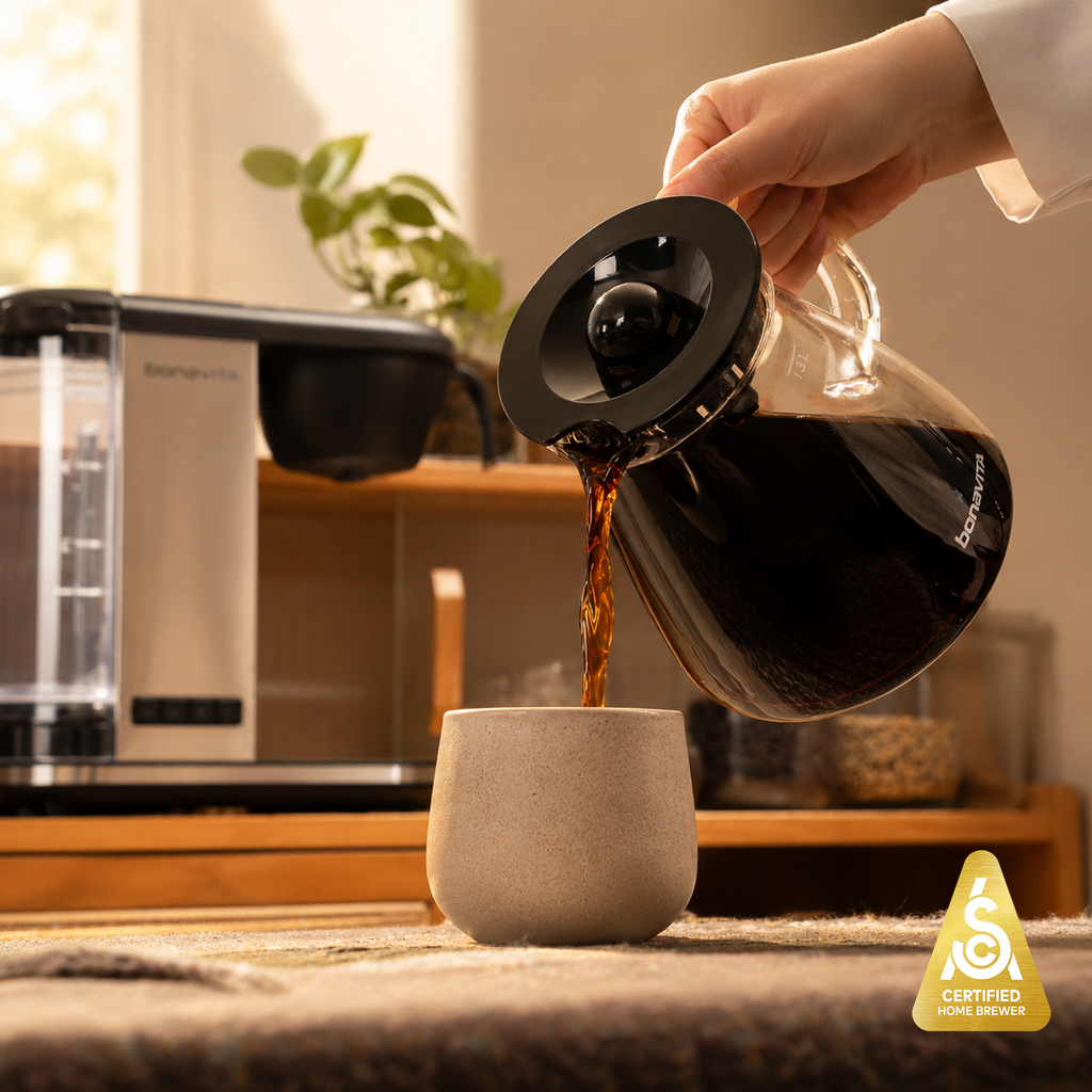Enthusiast 8-Cup Drip Coffee Brewer with 1.3L Thermal or Glass Carafe