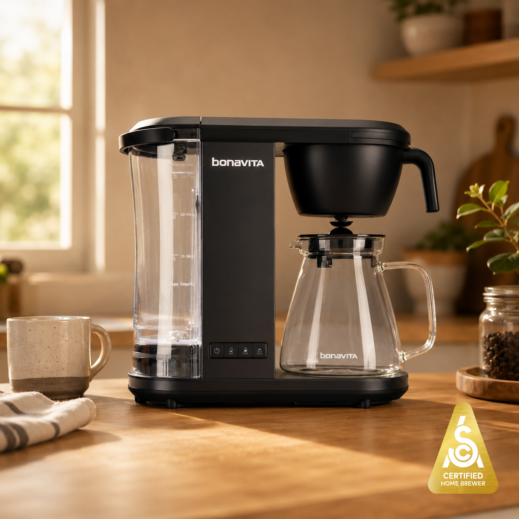 Enthusiast 8-Cup Drip Coffee Brewer with 1.3L Thermal or Glass Carafe