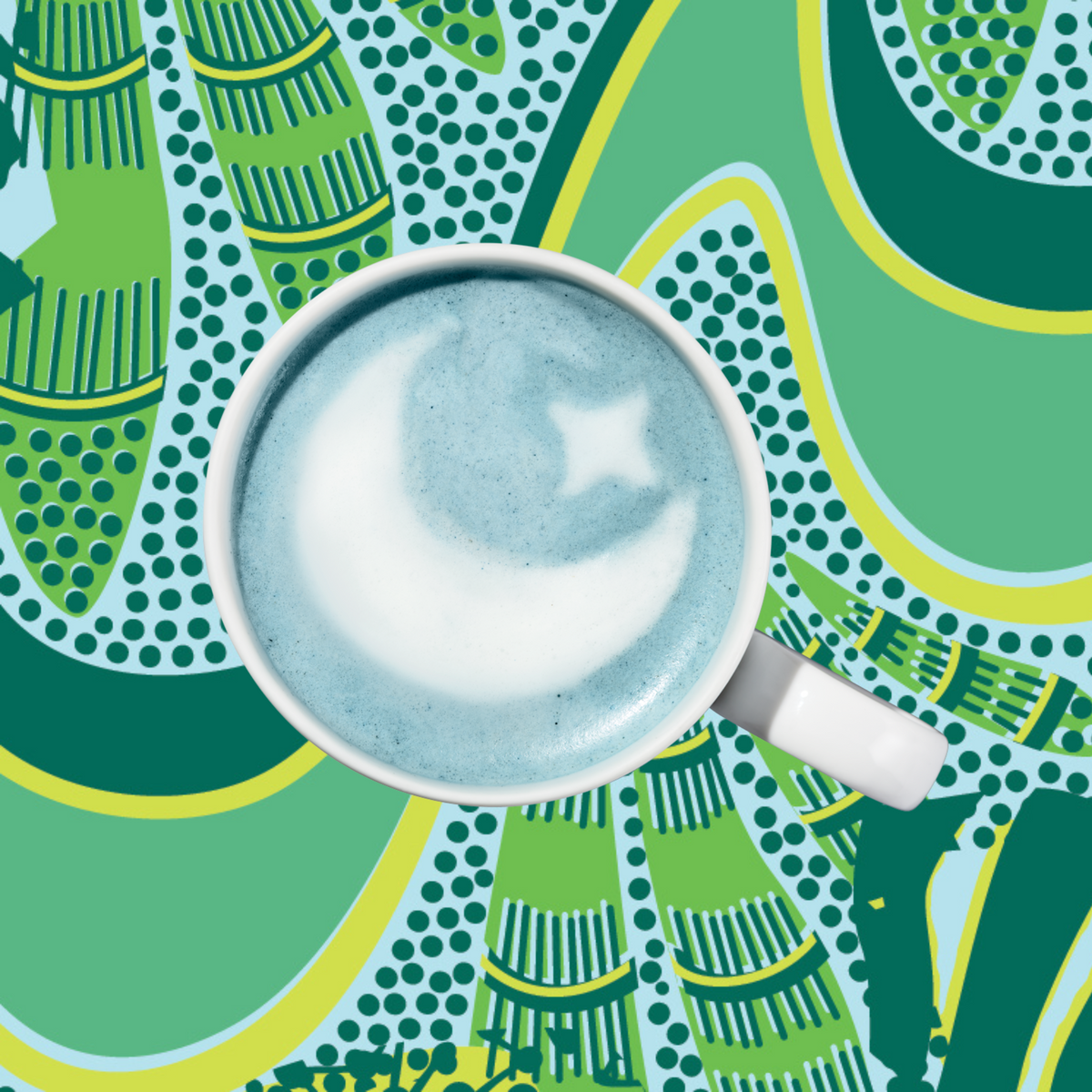 Blue Chamomile Superfood Latte