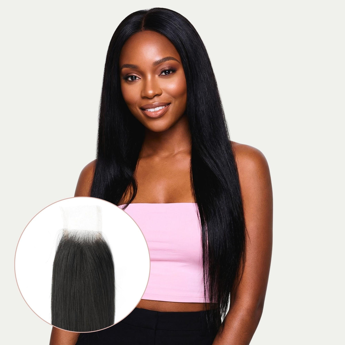Brazilian Silky Straight 2x6 Transparent Lace Human Hair Closure