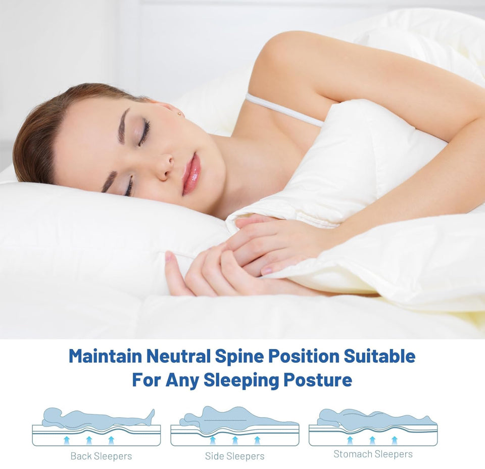 Brand New 4.5 Inch Cold Gel Memory Foam Mattress Replacement for Sleeper Sofa and Couch Beds - Queen Size CertiPUR-US Certified (Sofa Not Included)