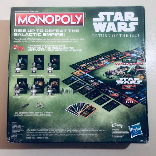 Monopoly: Star Wars Return of Jedi Board Game, 2-6 Players Ages 8+