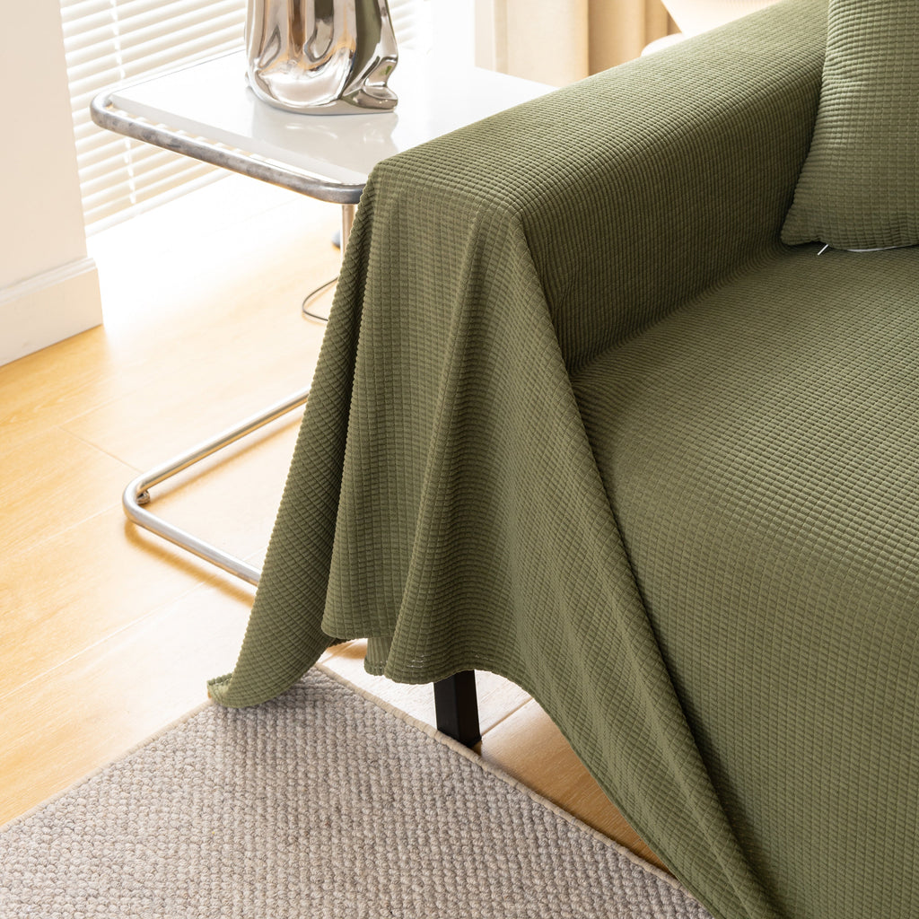 Waterproof Soft Cotton Plush Couch Cover Blanket, Extra Large Furniture Decoration Cover Sofa Slipcovers