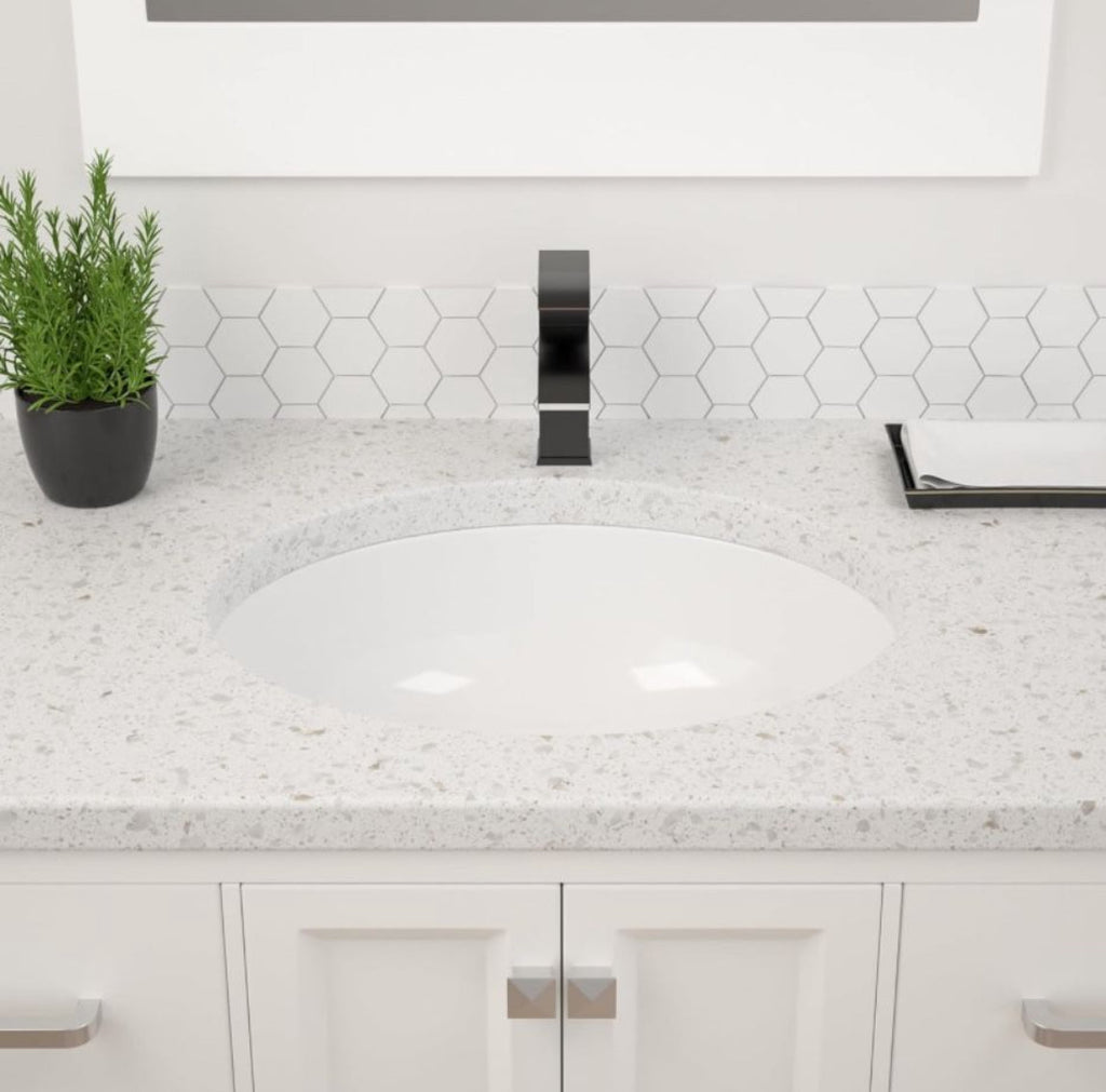 Pottery barn Dcolora Undermount Bathroom Sink Oval - Dcolora 16"x13" White Porcelain Ceramic Oval Vessel Sink Under Counter Lavatory Vanity Bath Sink Bowl Basin Wi