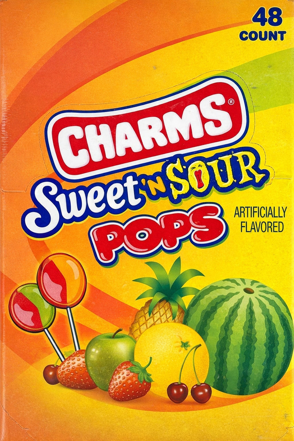 Charms Sweet 'N Sour Lollipops (18g)(48ct)