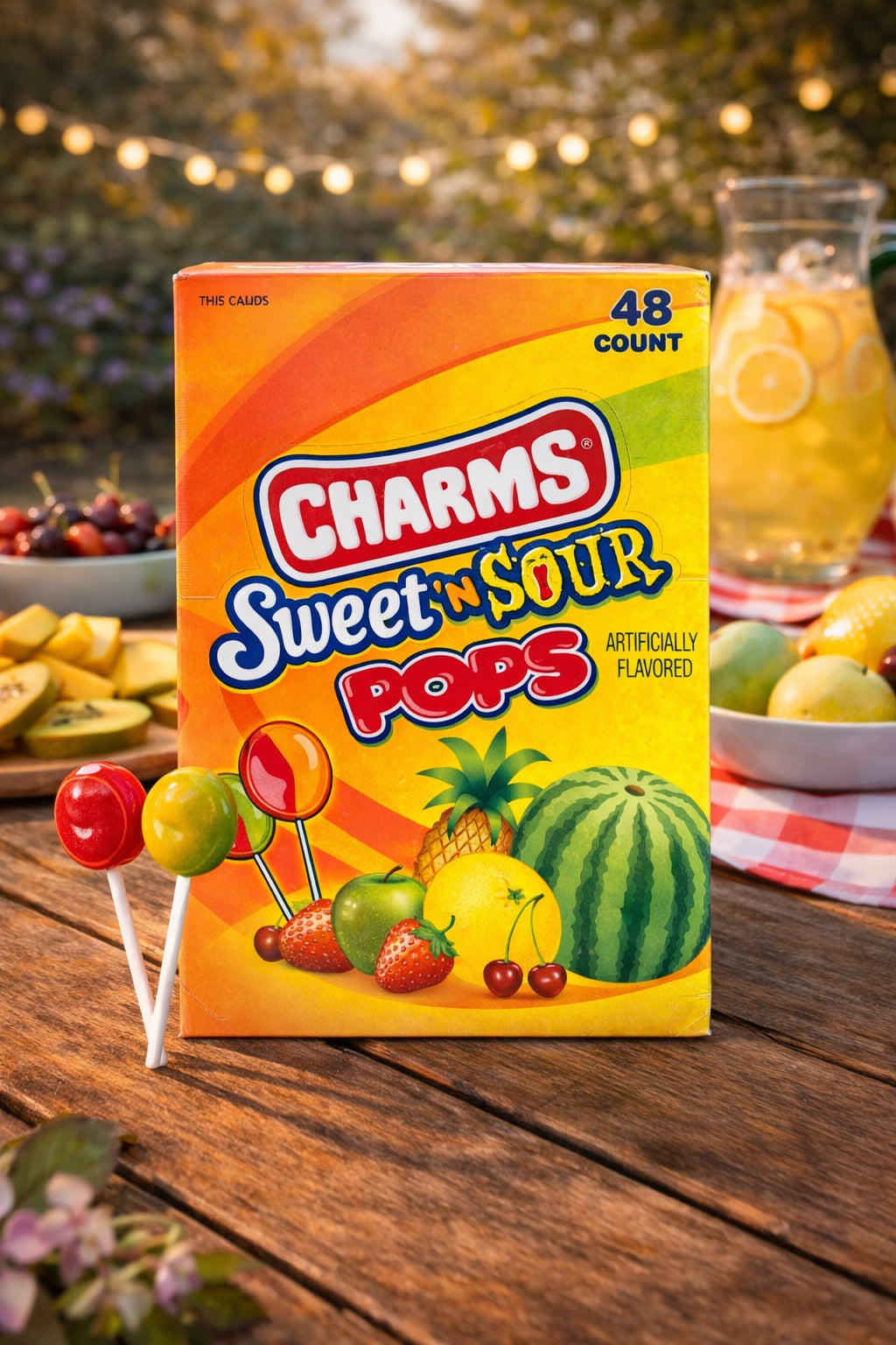Charms Sweet 'N Sour Lollipops (18g)(48ct)