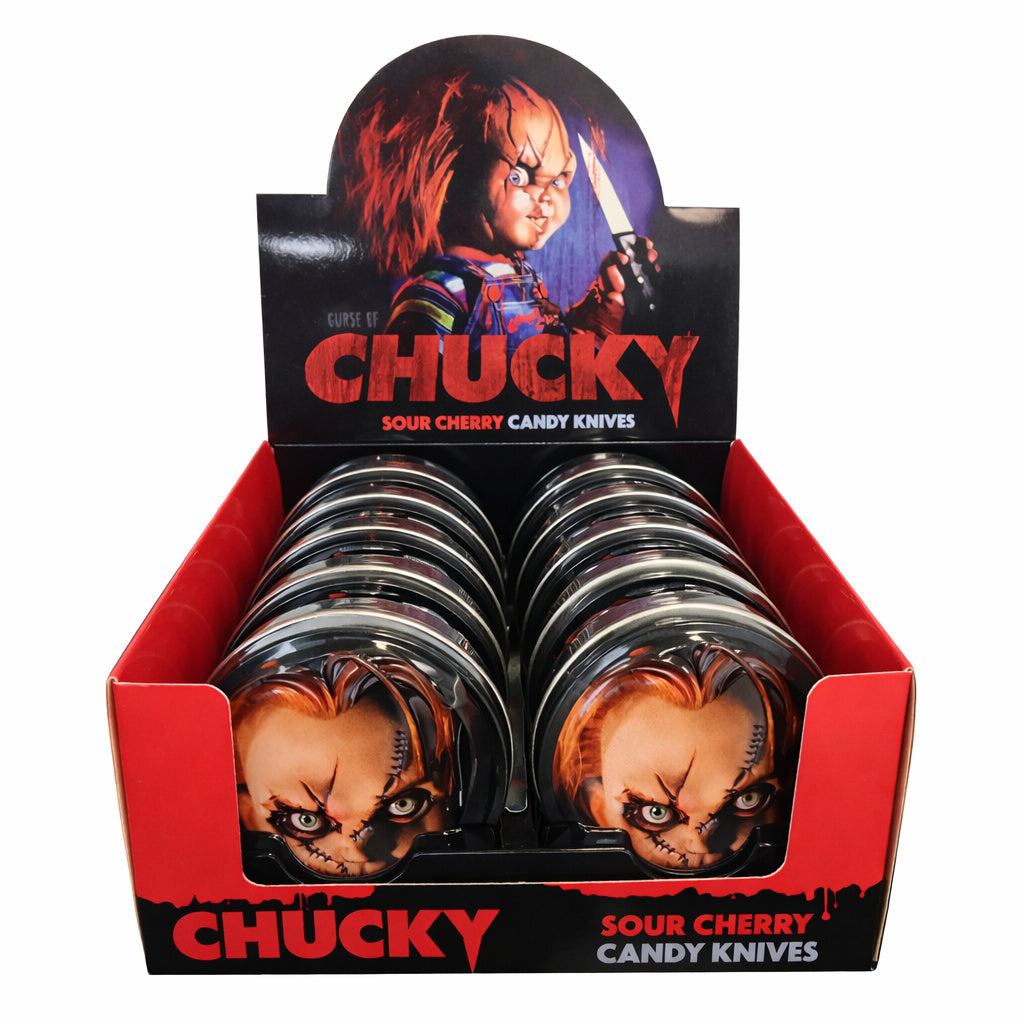 Boston America - Chucky Sour Cherry Candy Knives (34g) (12ct)