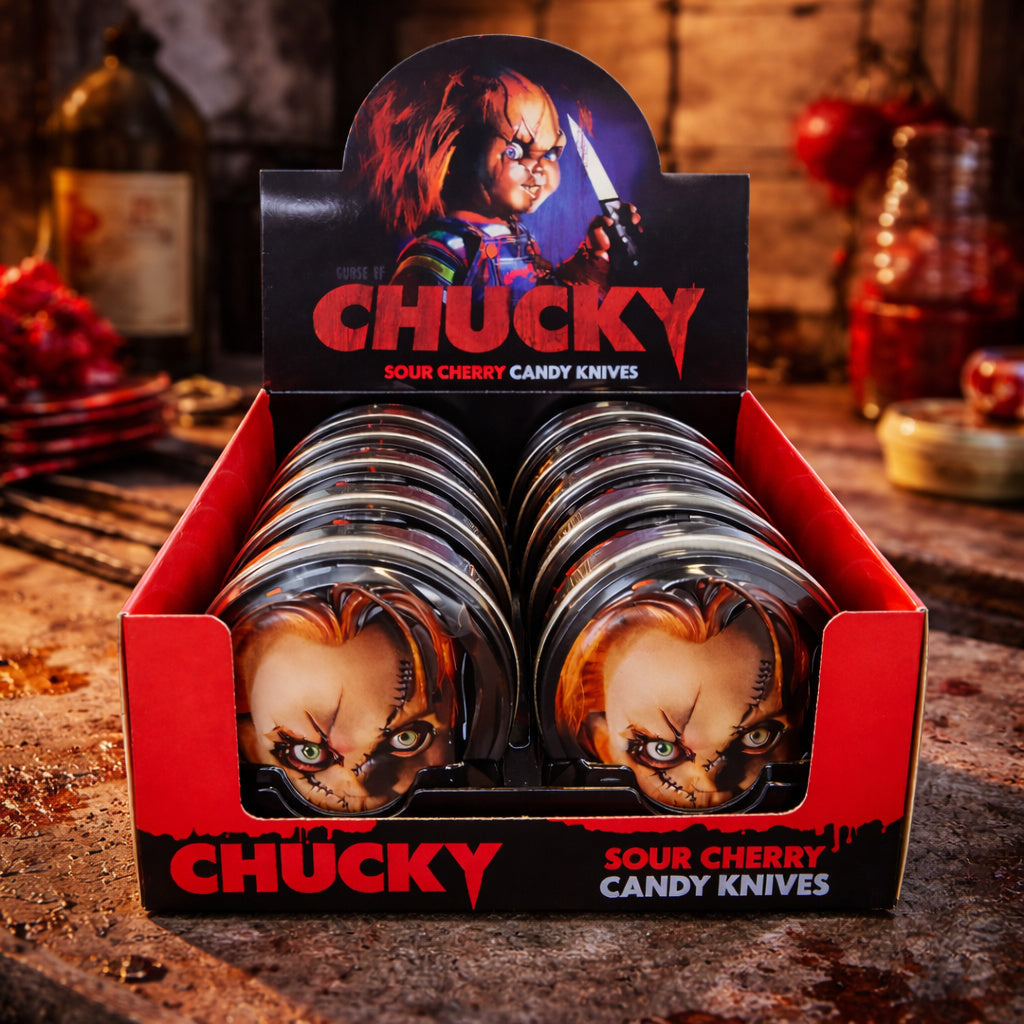 Boston America - Chucky Sour Cherry Candy Knives (34g) (12ct)
