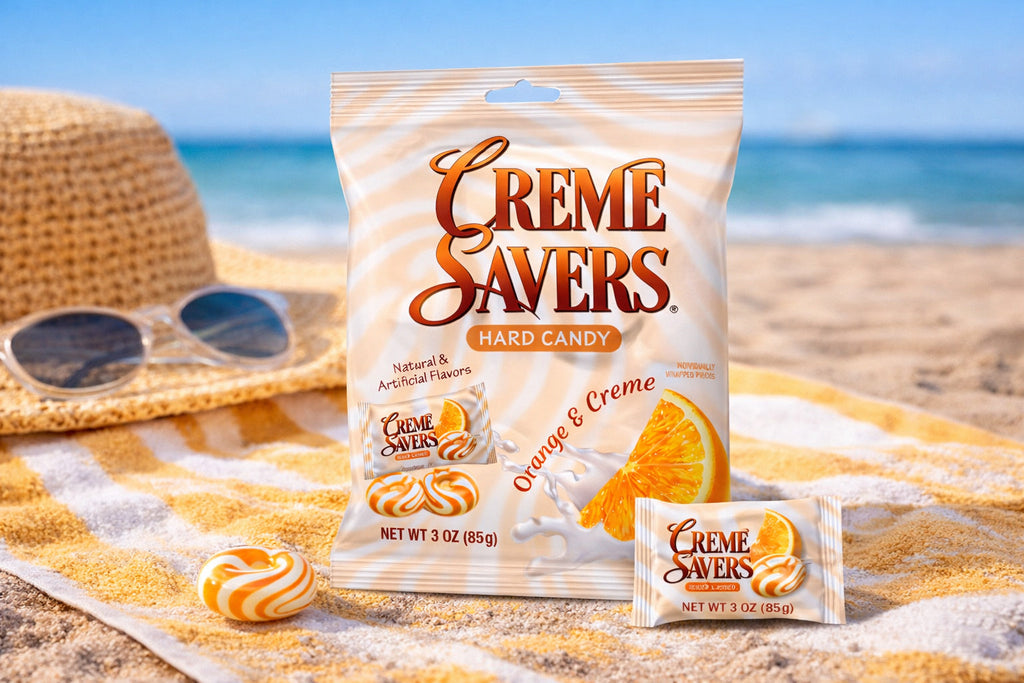 Creme Savers Hard Candy Orange and Creme 6ct (85g)