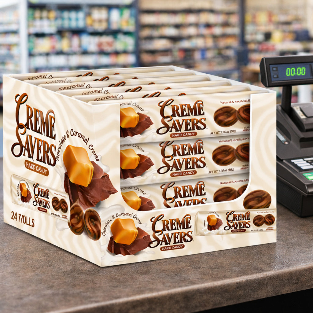 Creme Savers Chocolate & Caramel Candy (50gx24ct.)