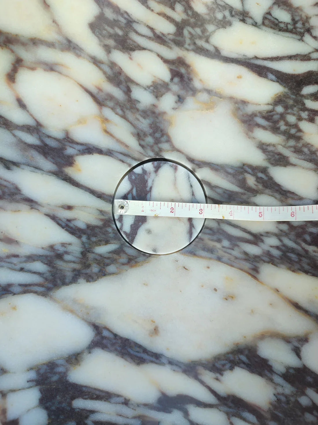 Calacatta Viola Marble Oval Shape Above Vanity Bathroom Sink (W)18" (L)14" (H)5"