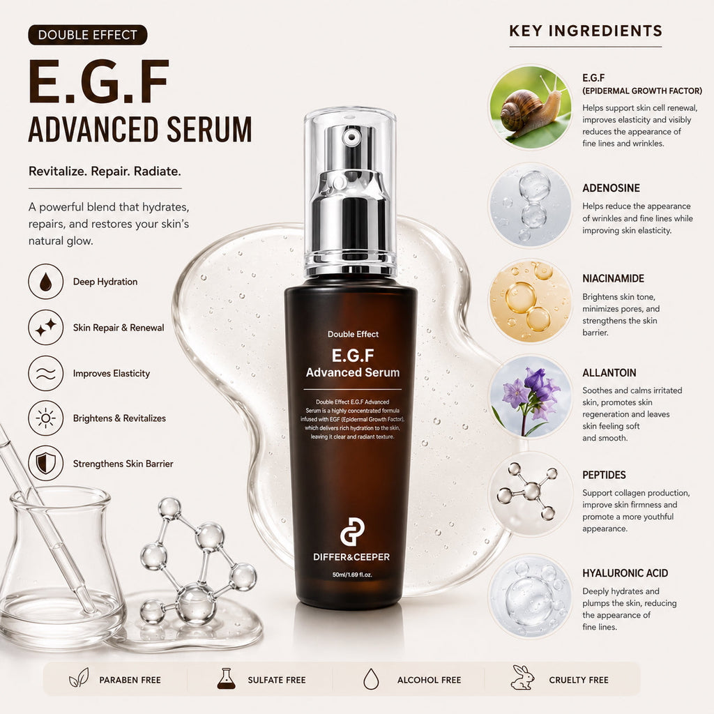 DIFFER&DEEPER Double Effect E.G.F. Advanced Serum (50ml)