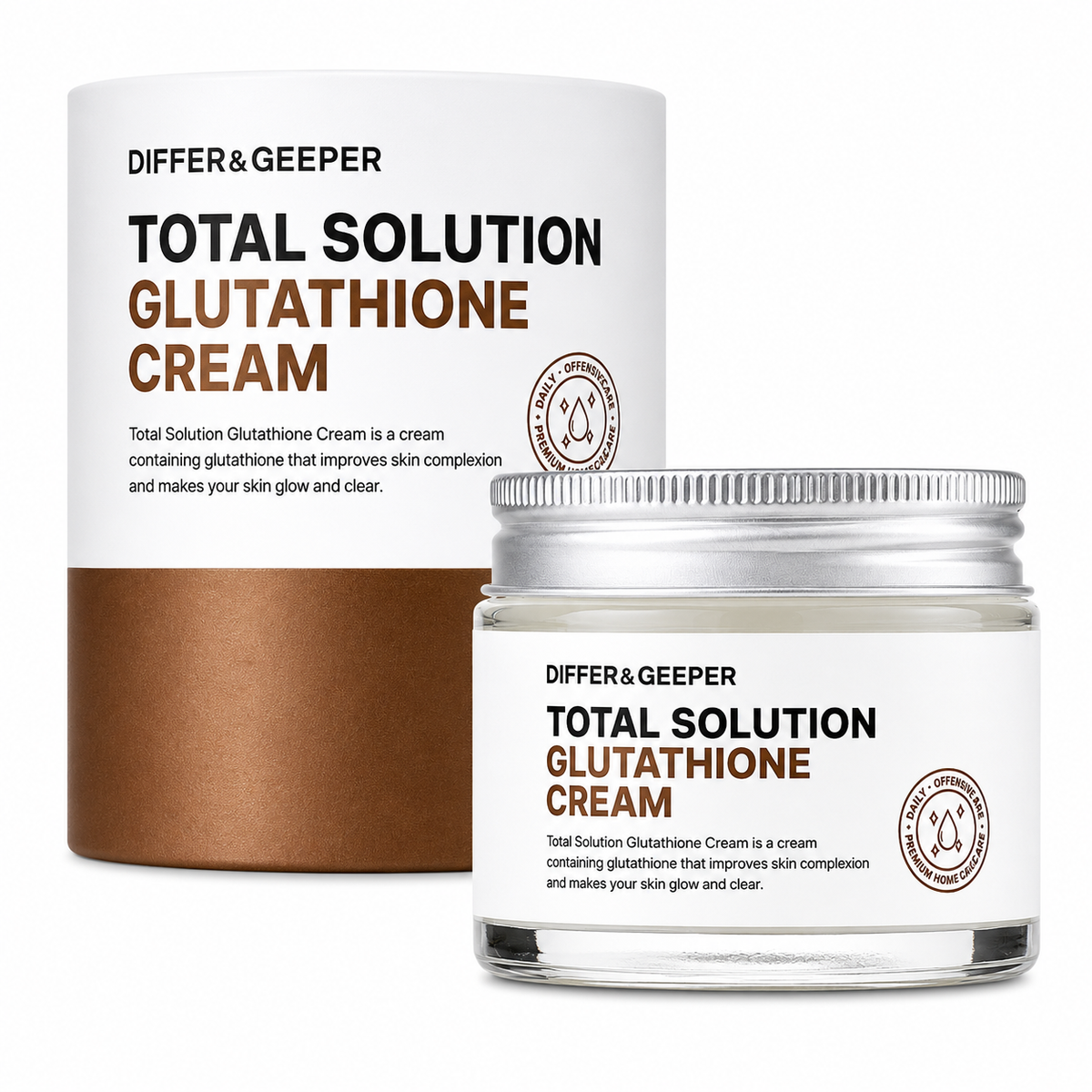 DIFFER&DEEPER Total Solution Glutathione Cream (70g)