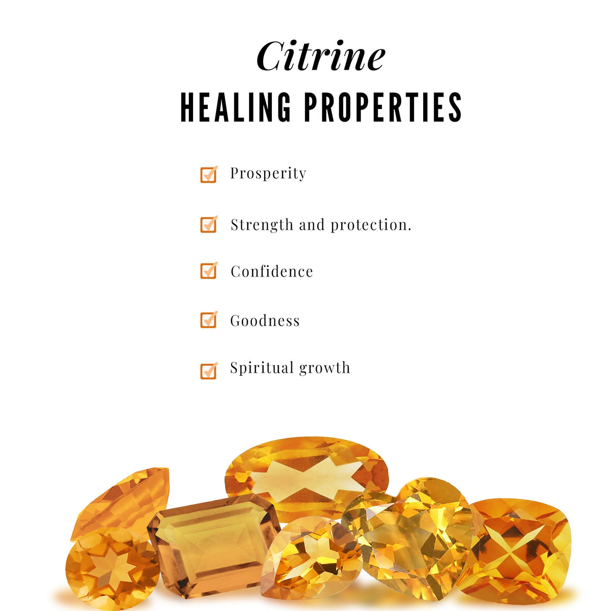 Genuine Citrine Rose Engagement Ring with Diamonds