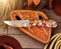 Cowboy Knife – Epoxy Resin Handle Fixed Blade