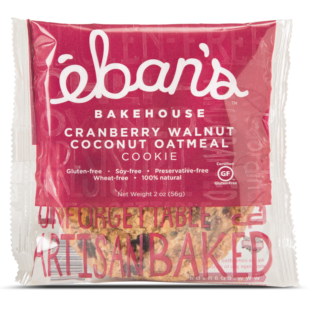 Cranberry Walnut Coconut Oatmeal Cookies - 12 pack