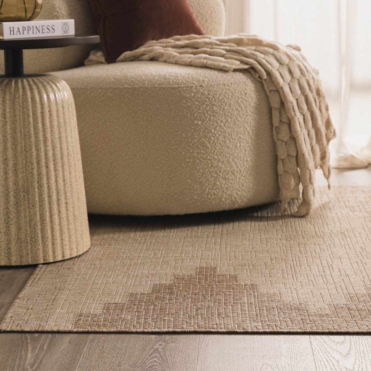 Djugun Beige Indoor & Outdoor Rug