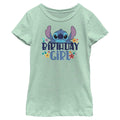 Girl's Disney Bday Girl Stitch T-Shirt