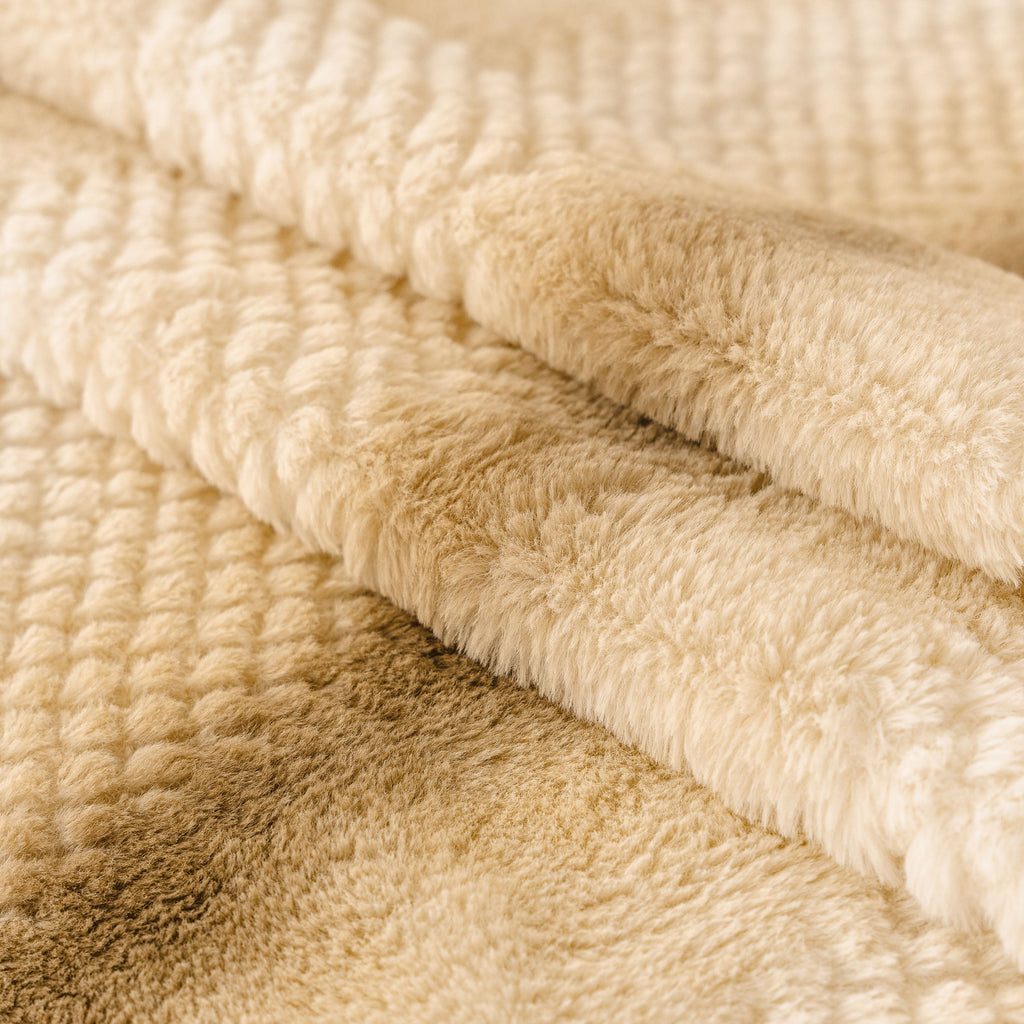 Faux Fur Sofa Cover Washable Furniture Protector for Sectional Warm & Fuzzy Slipcover