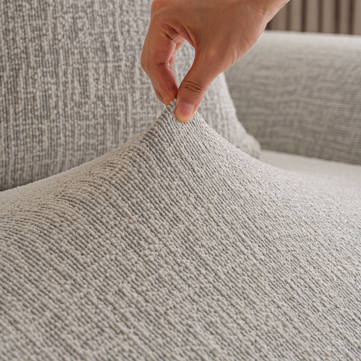 High Stretch Washable Slipcover, Non-Slip Washable Furniture Protector for Kids Pets