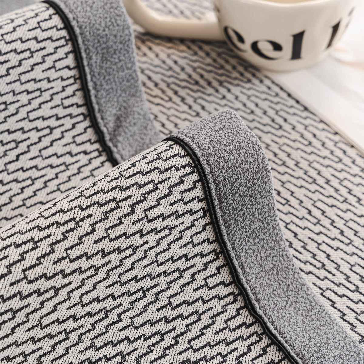 Herringbone Couch Protector for Pets, Non-Slip Washable Sectional Couch Covers
