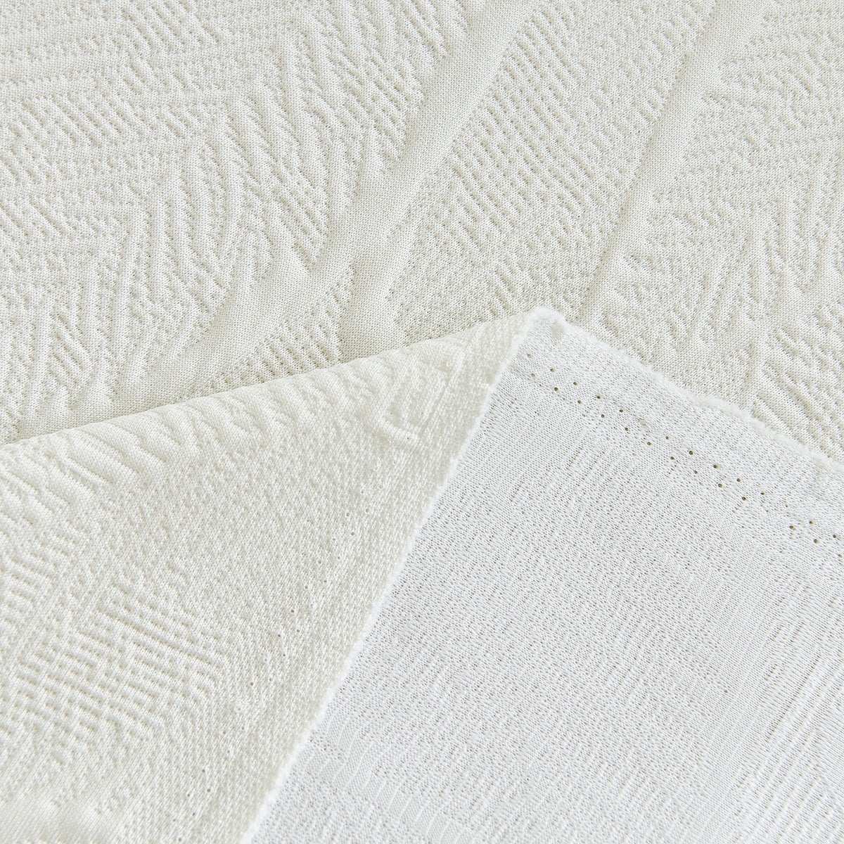 Embossed Leaf Pattern Sofa Cover Blanket for Couch, Soft Cooling Textured Couch Cover