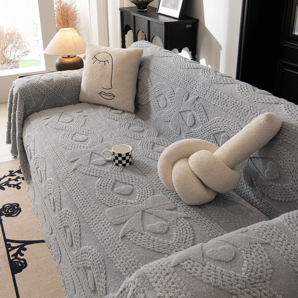 Soft Plush Fleece Throw Blanket for Couch Solid Cute Warm Couch Cover Blanket for Winter