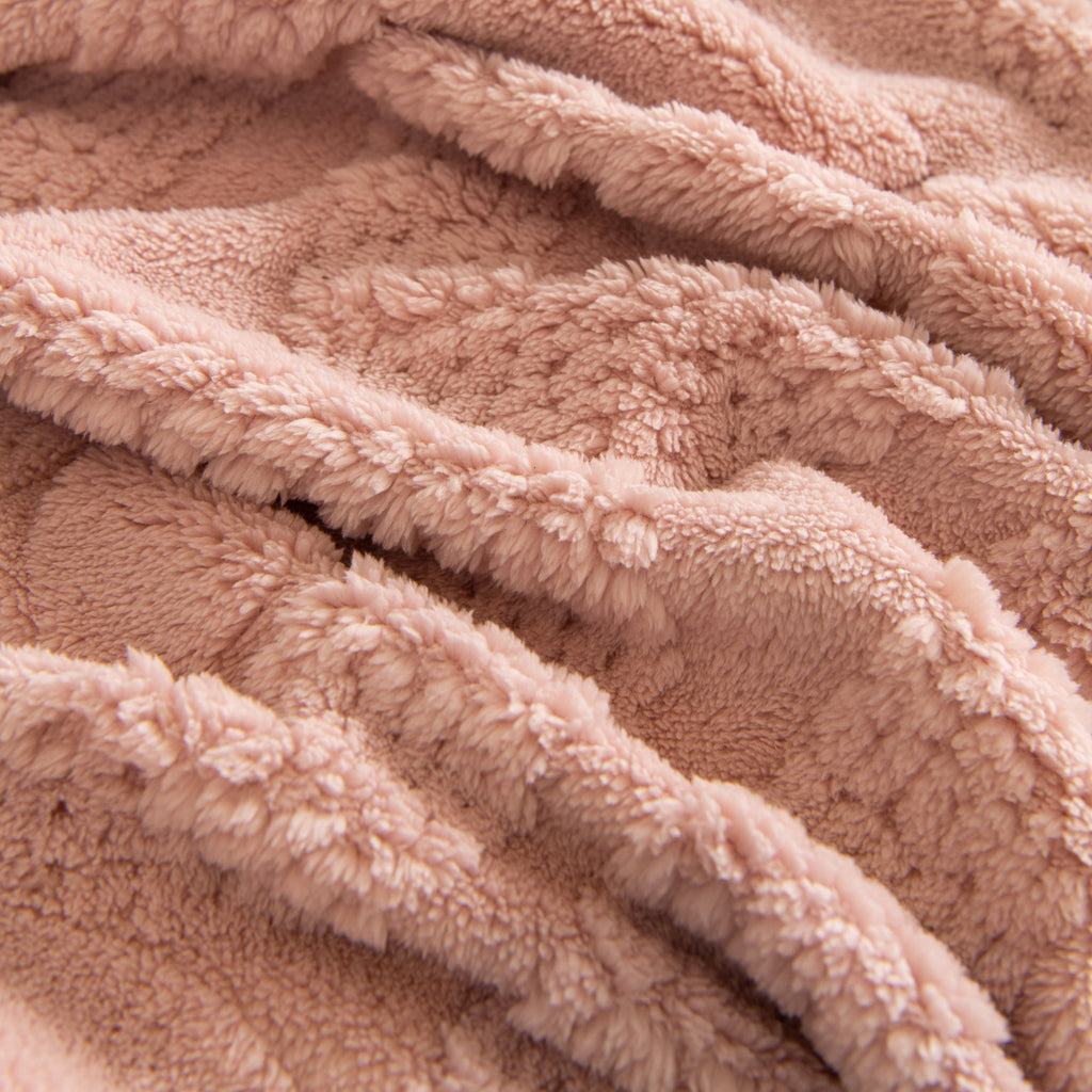 Soft Plush Fleece Throw Blanket for Couch Solid Cute Warm Couch Cover Blanket for Winter