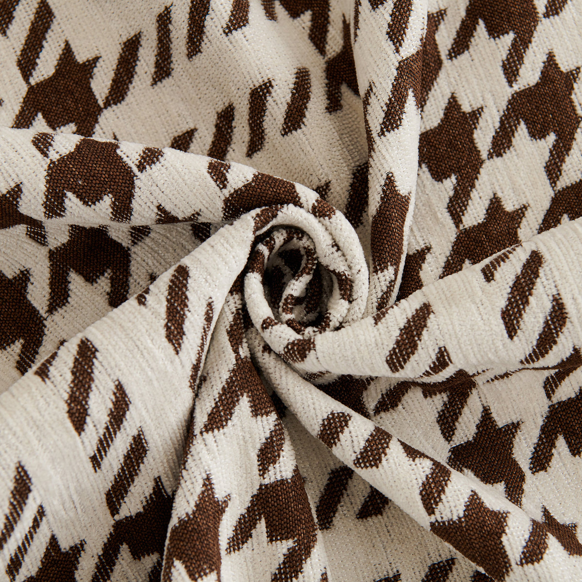 Chenille Houndstooth Sofa Throw Cover, Scratch Proof Cozy Throw Blankets for Couch
