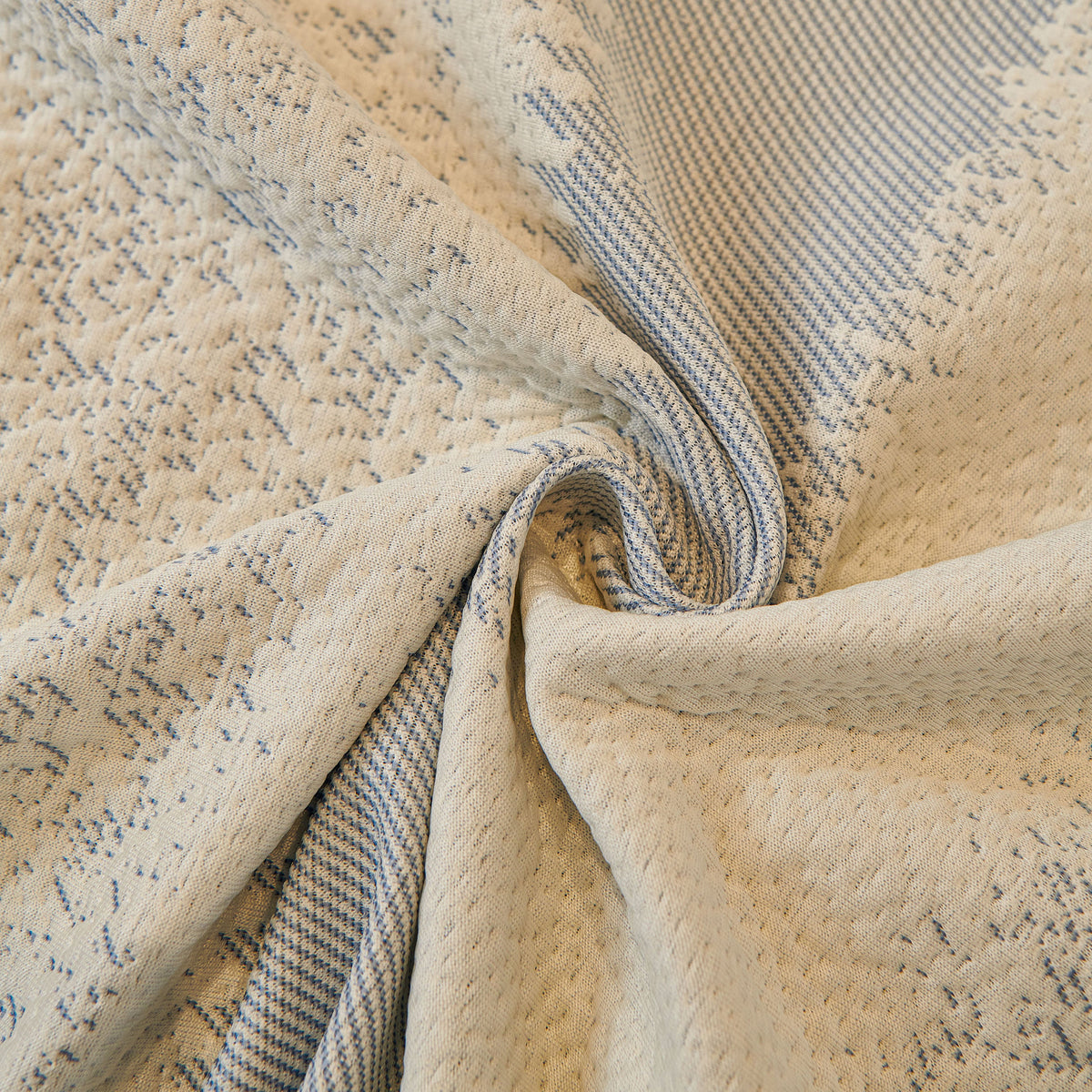 Modern Striped Sofa Throw Blanket, Lightweight Couch Cover for Summer Seating