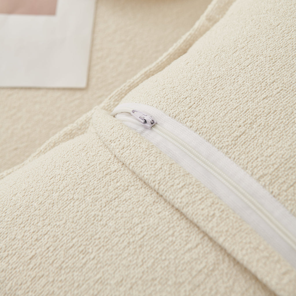 Luxurious Teddy Velvet Solid Sofa Towel - Non-Slip Waterproof Sofa Cover Furniture Protector and Pet Couch Cover