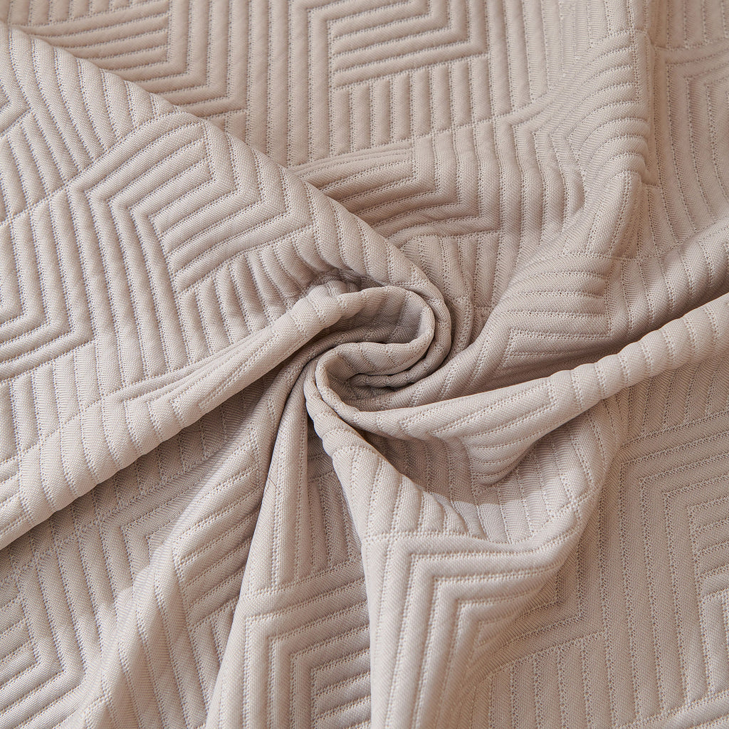 Cooling Scratch Proof Large Sofa Throw Cover, Geometric Texture Couch Protector