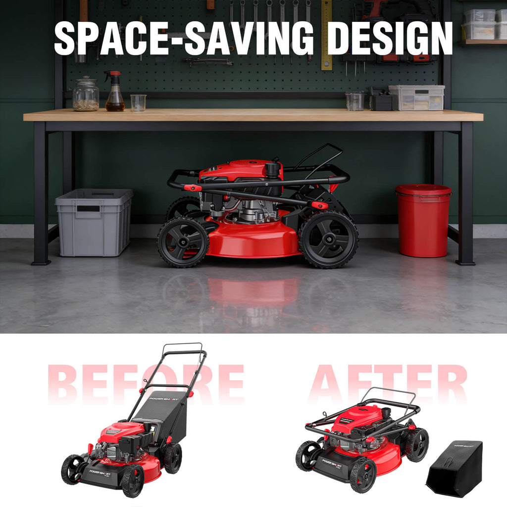 17" 144cc Gas Push 3-in-1 Lawn Mower DV8618P/V8617P