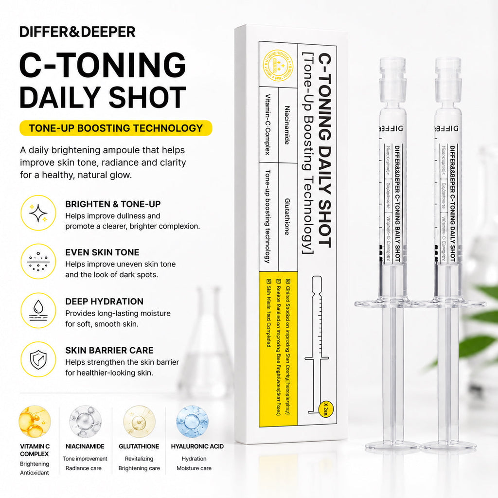 DIFFER&DEEPER C-Toning Daily Shot (2.5ml x 2)