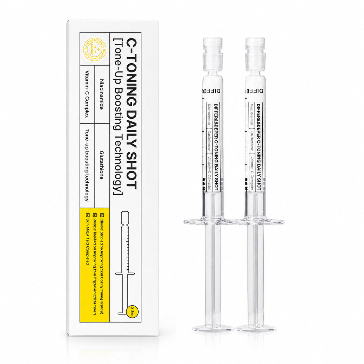 DIFFER&DEEPER C-Toning Daily Shot (2.5ml x 2)