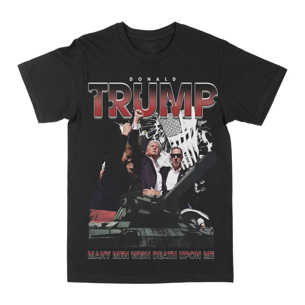 Donald Trump "Many Men" Graphic Tee