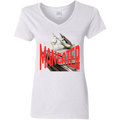 MANEATER Ladies' V-Neck T-Shirt