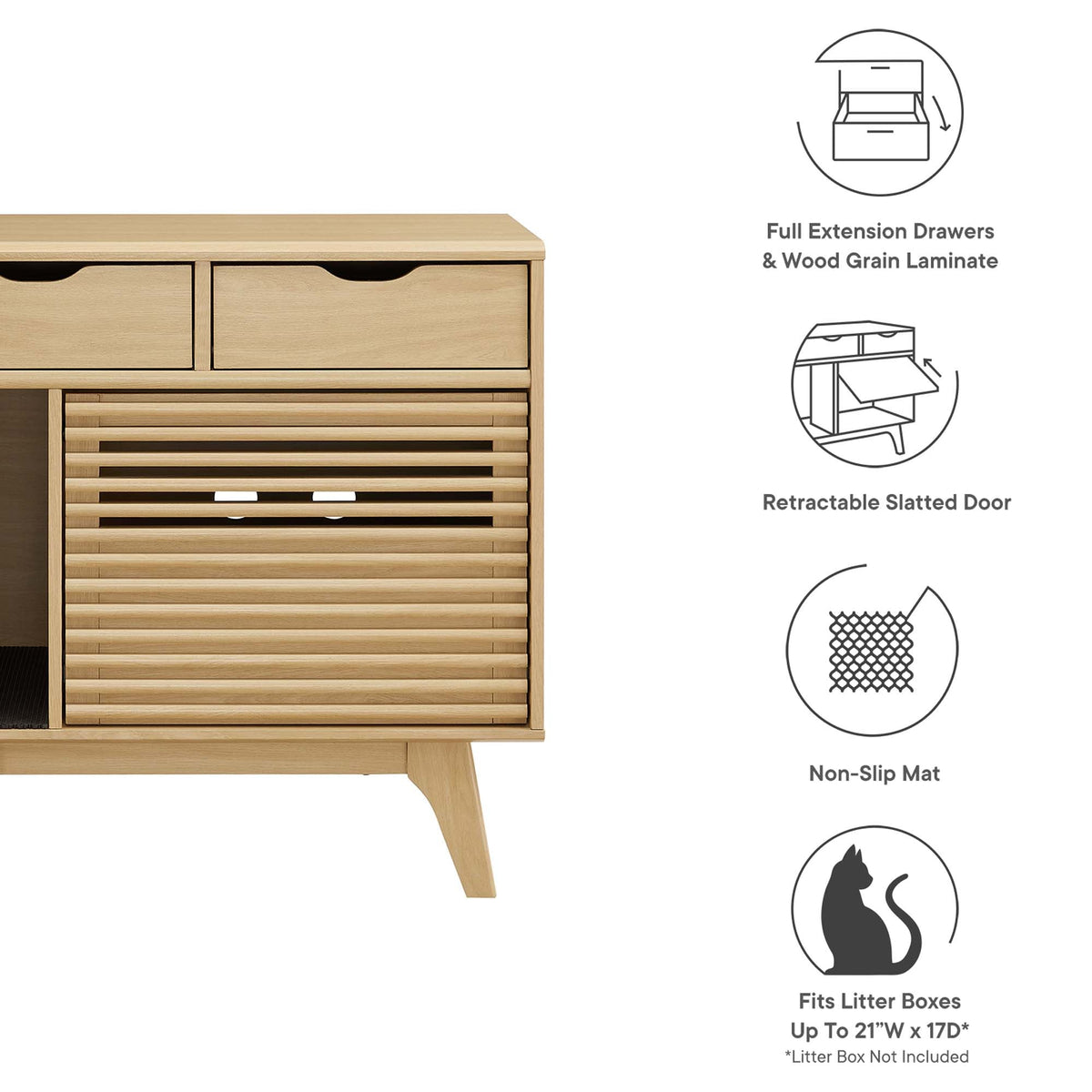 Render Cat Cabinet by Modway