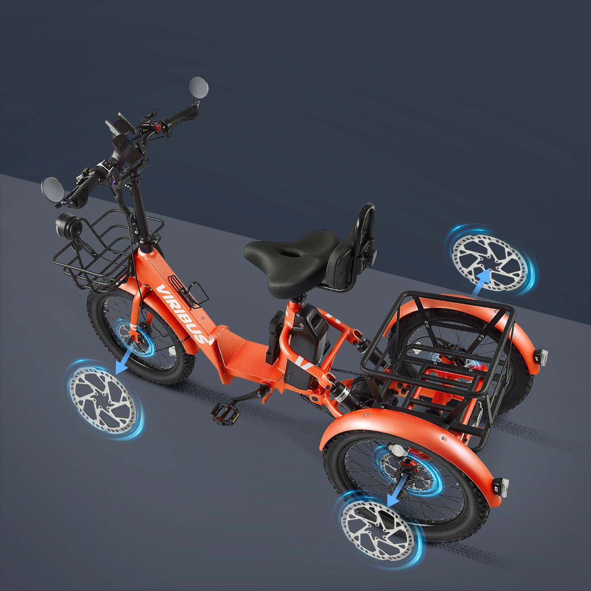 Viribus FC1 Folding Electric Tricycle