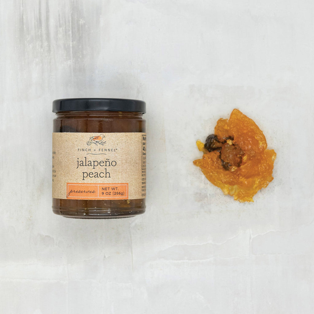 Jalapeño Peach Preserves - Sweet & Spicy Fruit Spread | Finch & Fennel