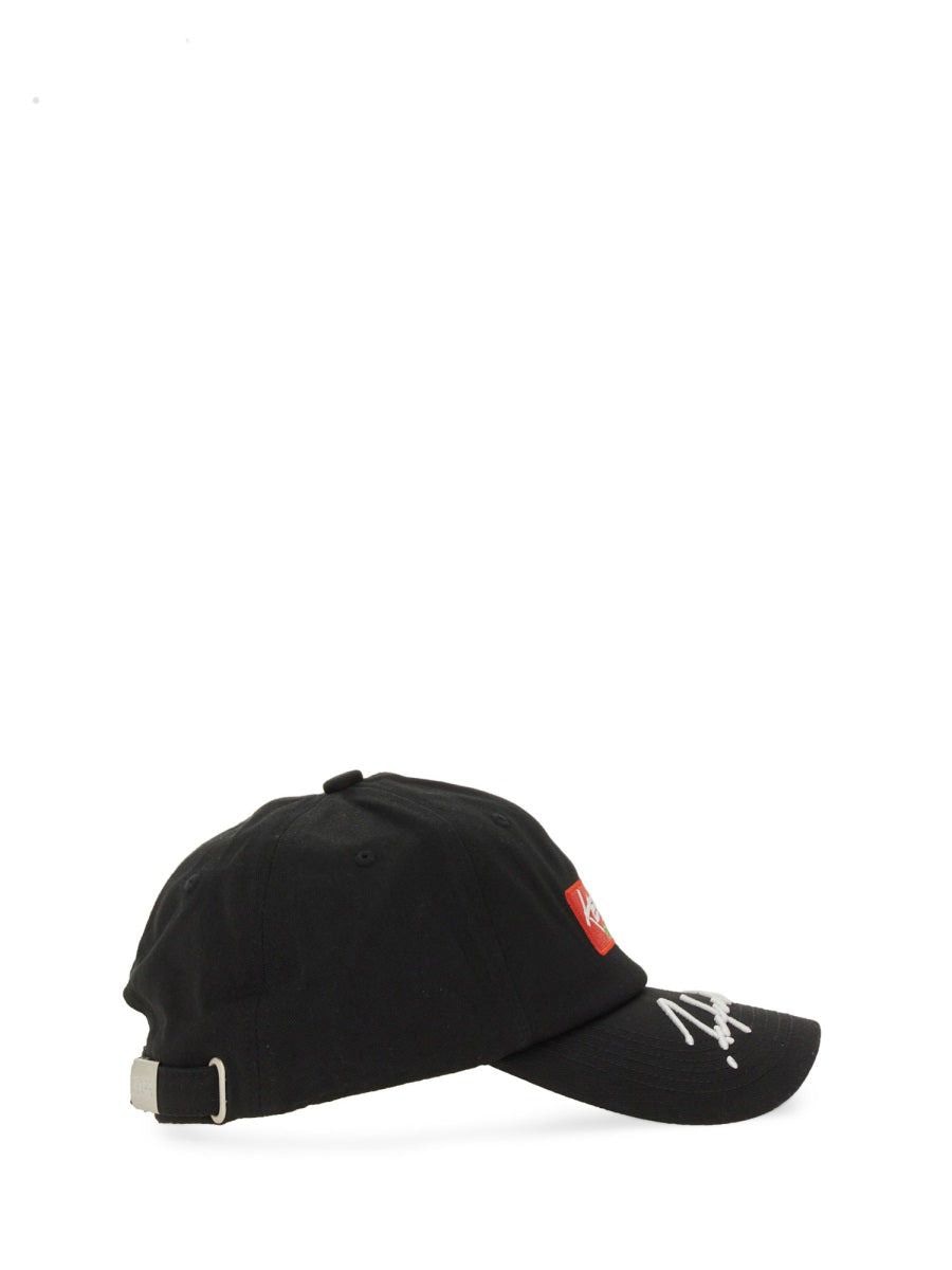 KENZO Cotton Cap with 'X FUTURA 2000' Embroidery