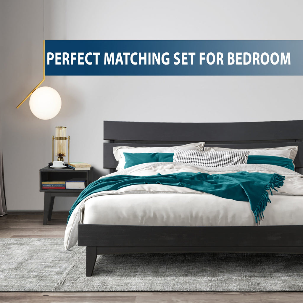 Aurora Solid Wood Bed Frame