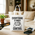 Everything Is Under Control Gamer Tote Bag, Funny Video Game Controller Gift Shopper